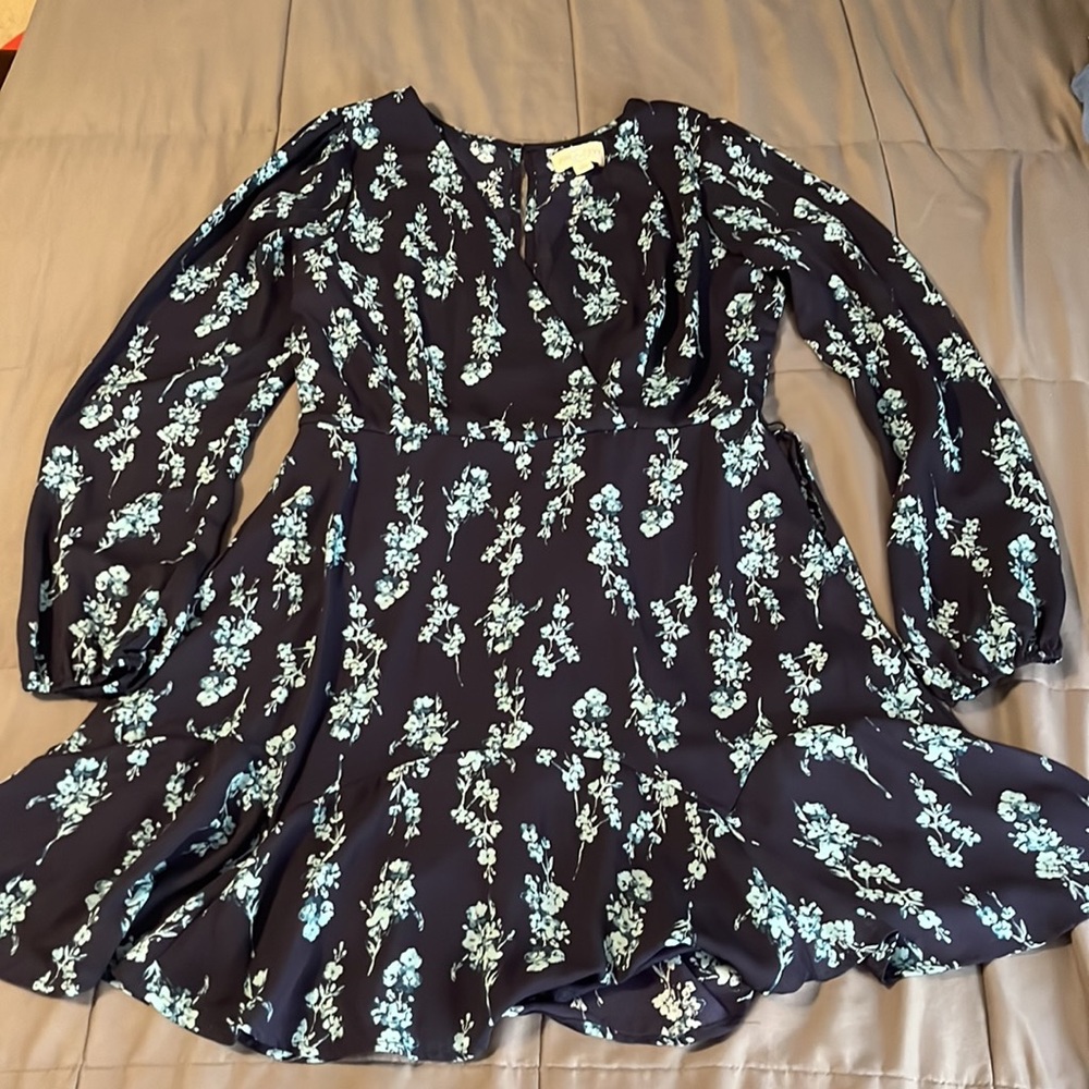 Jun & Ivy Blue Dress Size Large